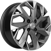 KHOMEN KHW1402 Solaris Logan Rio GRAY FP 5.5x14 4x100 ET43 DIA67.1