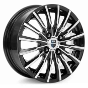 КиК Akcent KS641 almaz black 5.5x14 4x100 ET39 DIA67.1