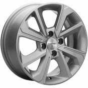 KHOMEN KHW1501 Logan Sandero Xray F silver 6x15 4x100 ET40 DIA60.1