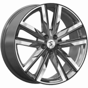Premium Series KR014 Lexus RX Grafitovyj s polirovannoj licevoj poverhnost u 8x20 5x114.3 ET30 DIA60.1