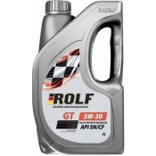 Масло моторное ROLF GT SAE SN/CF 5w30 4л синтетическое пластик