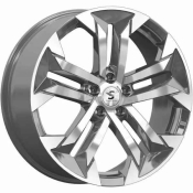 Premium Series KR015 Jaecoo J7 Grafitovyj s polirovannoj licevoj poverhnost u 7.5x19 5x108 ET47 DIA60.1