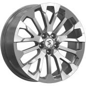Premium Series KR003 X Trail T32 Grafitovyj s polirovannoj licevoj poverhnost u 7.5x19 5x114.3 ET39 DIA66.1